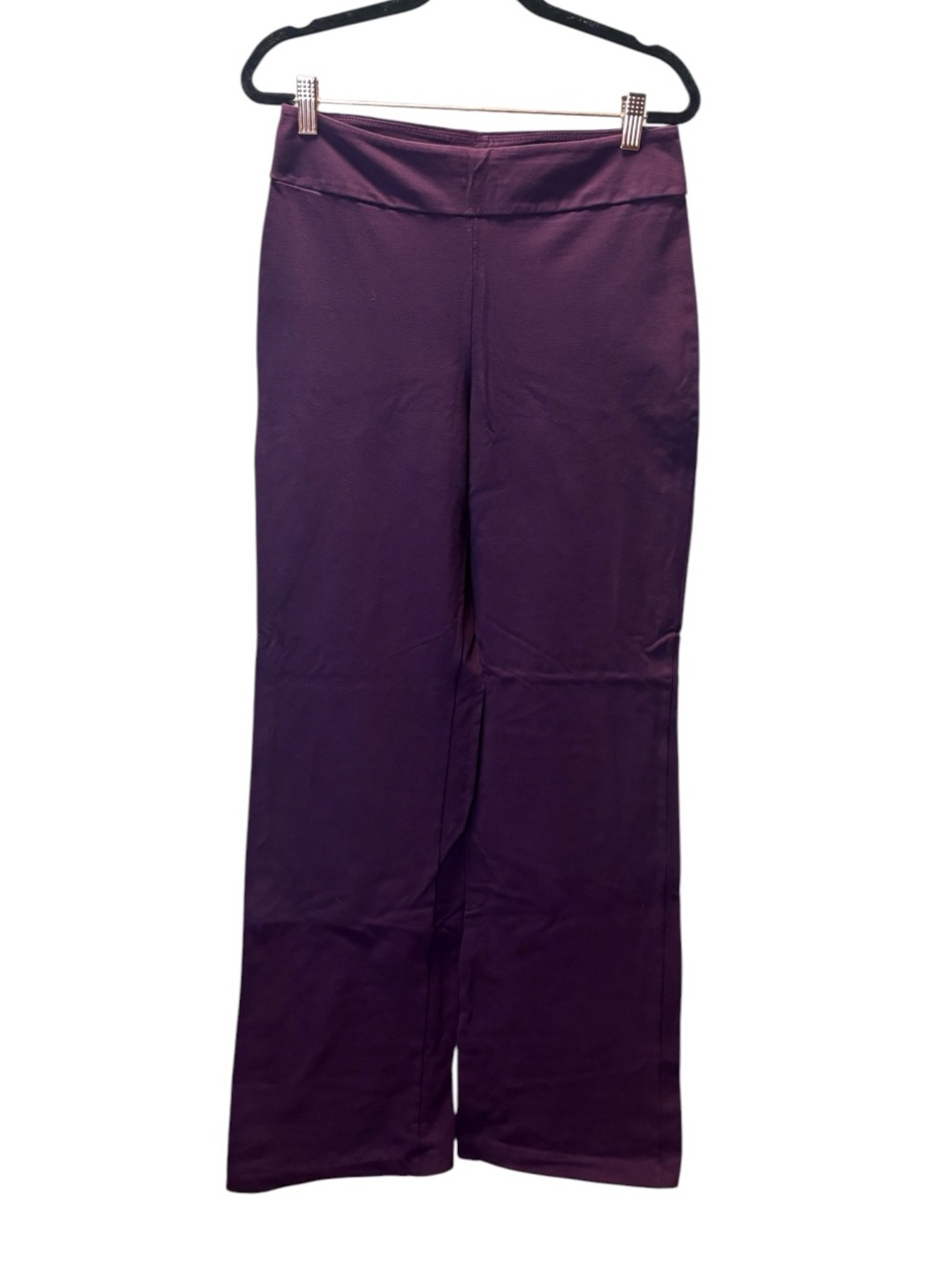 Women with Control Wide-Leg Pants in Plum